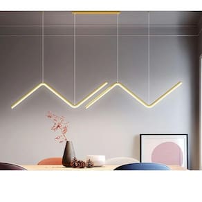 Pendente Moderno Zig Zag P/Mesa Jantar Bancada
