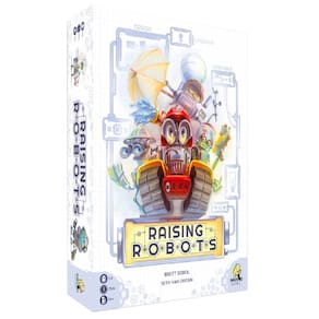 Jogo de tabuleiro Raising Robots Nauvoo Games 1-6 jogadores com mais de 14 anos