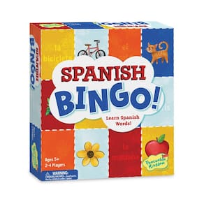 Jogo de aprendizagem de idiomas Peaceable Kingdom Spanish Bingo