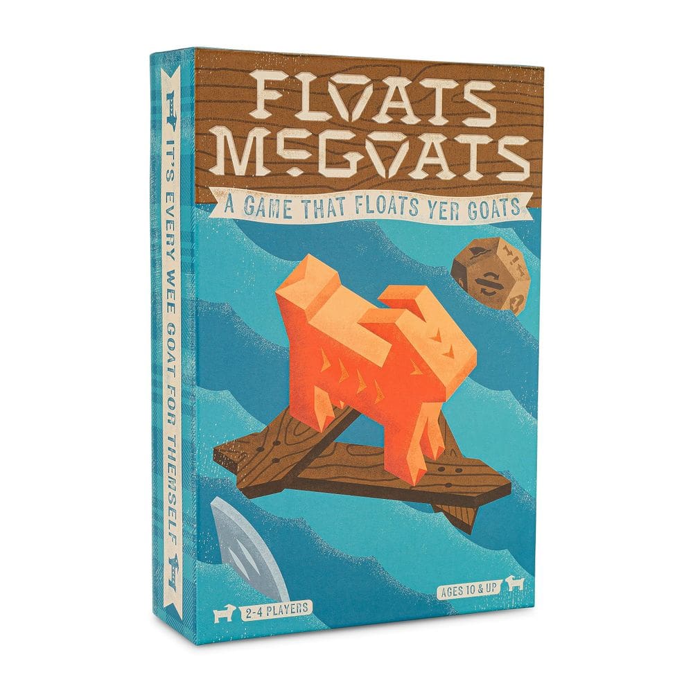 Jogo de tabuleiro Hootenanny Games Floats McGoats | 2-4 jogadores 10+