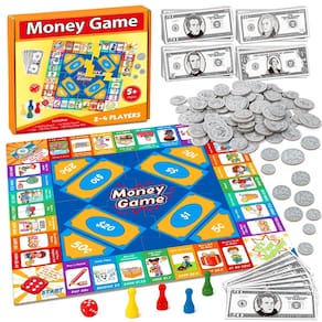 Jogo de tabuleiro Money Torlam Money for Kids Learning Education