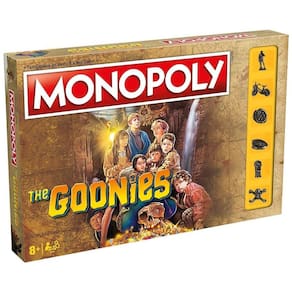 A vitória do jogo de tabuleiro Monopoly move os Goonies de 2 a 6 jogadores