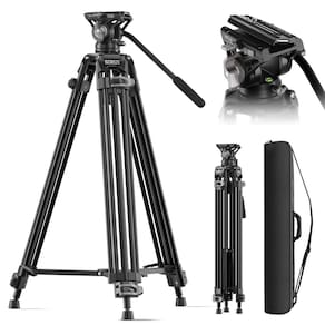 Tripé de vídeo SIRUI AVT-11 Heavy Duty com cabeça de fluido de 10 kg