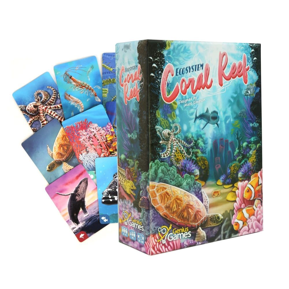 Ecossistema de jogos de tabuleiro Genius Games: Coral Reef Kids & Family