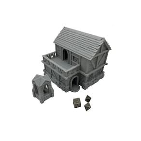 Terrenos de construção em miniatura de mesa HAUTICO, escala de 18 mm