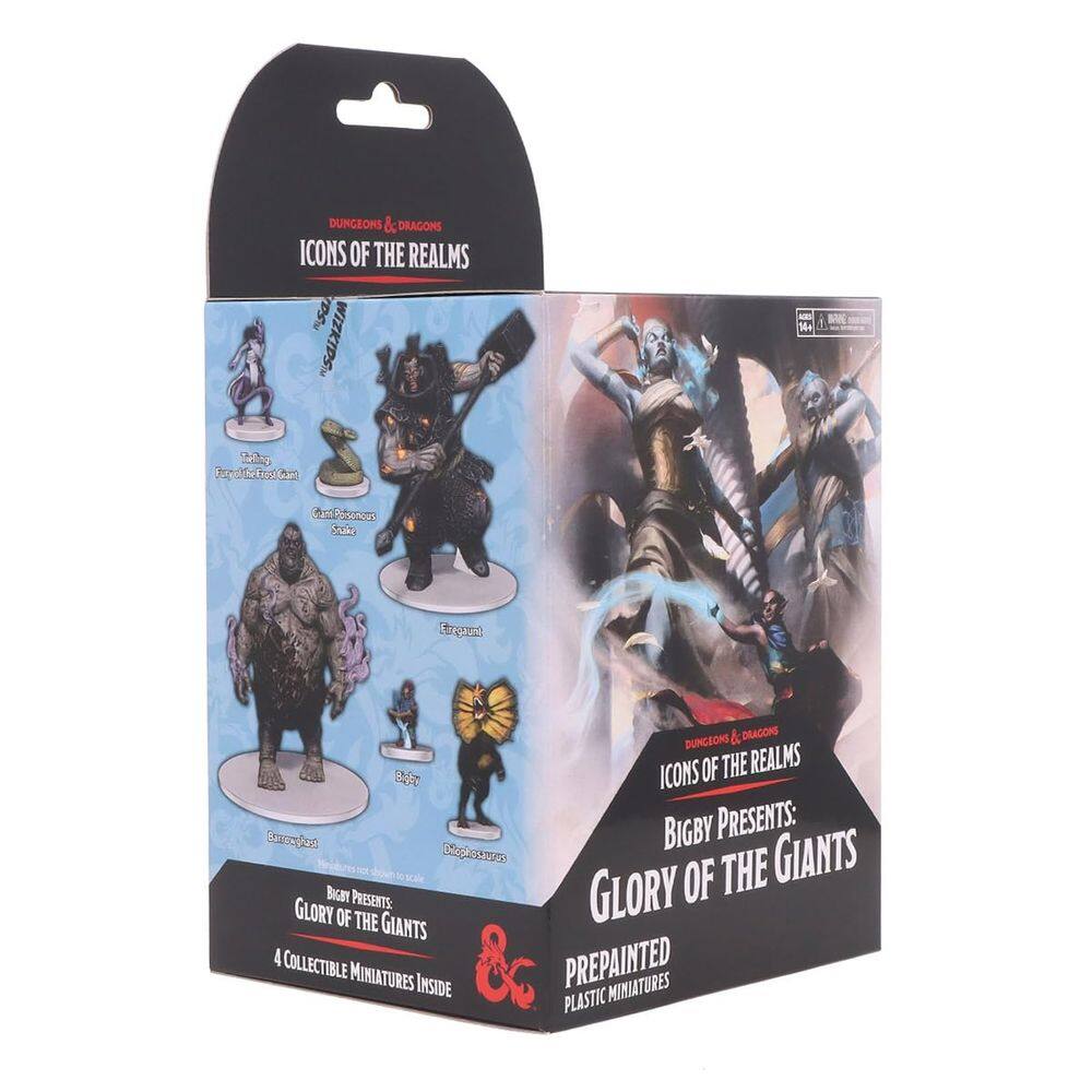 Ícones de D&D em miniatura do WizKids de The Realms Glory of Giants