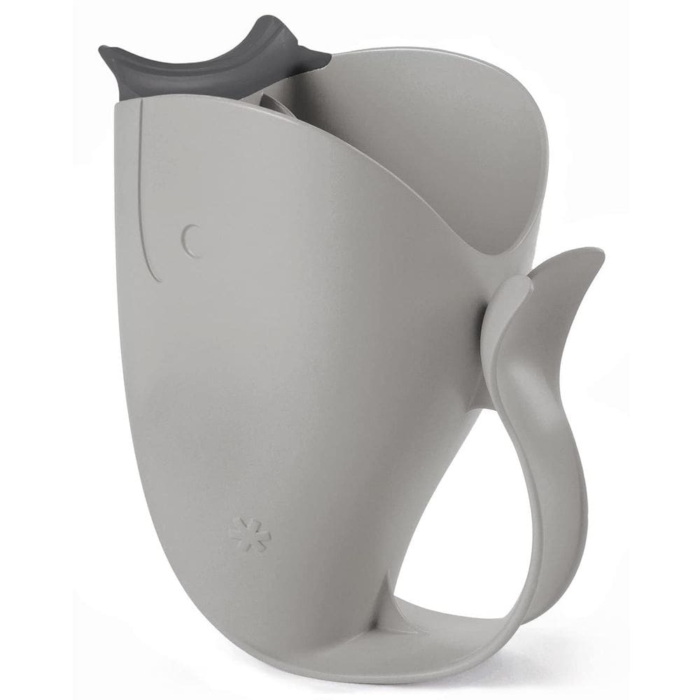 Copo de enxágue de banho para bebês Skip Hop MOBY Tear Free Waterfall Grey