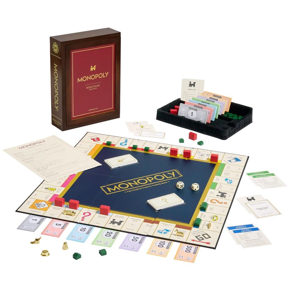 Jogo de tabuleiro WS Game Company Monopoly Heritage Edition