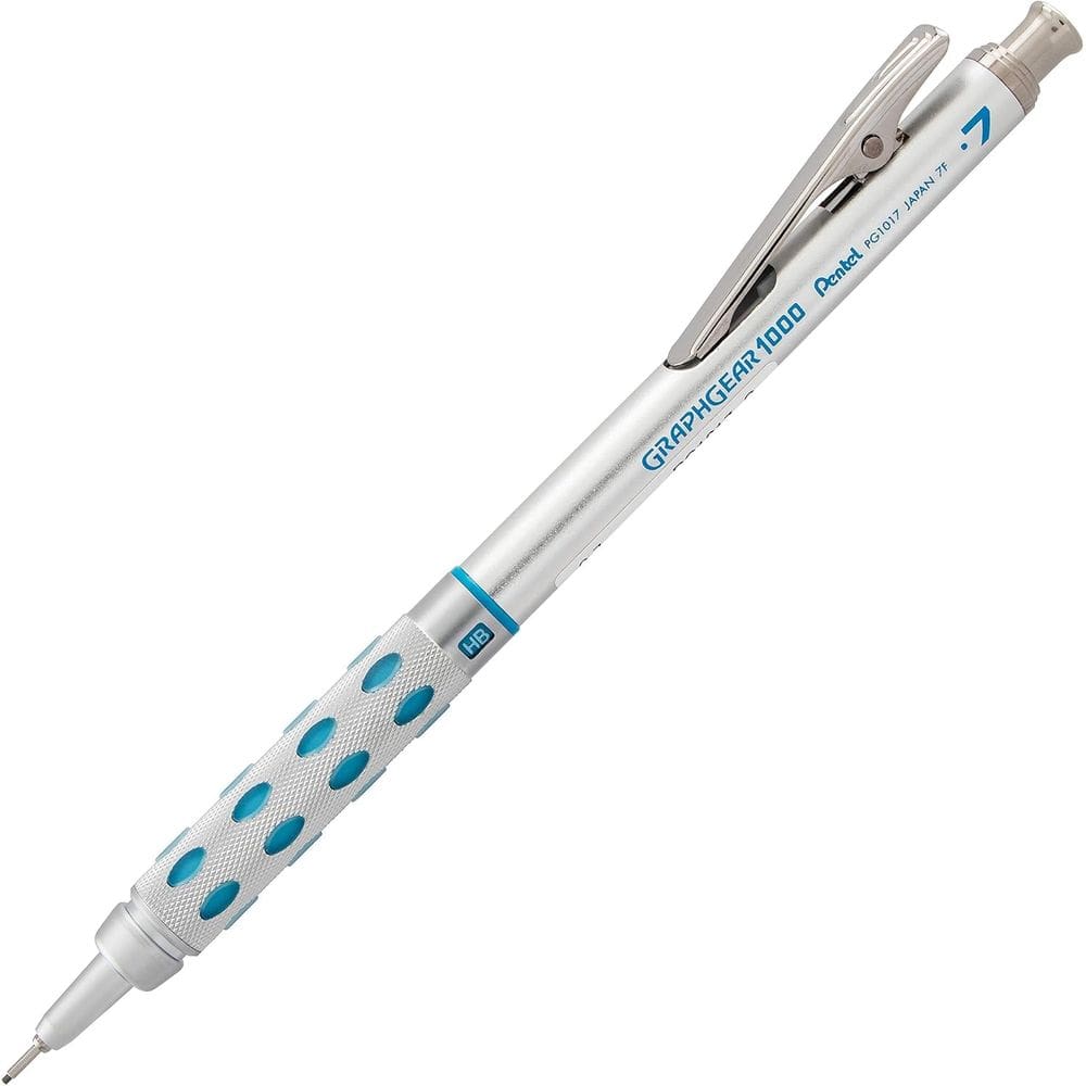Lápis de desenho mecânico Pentel Graph Gear 1000 0,7 mm azul