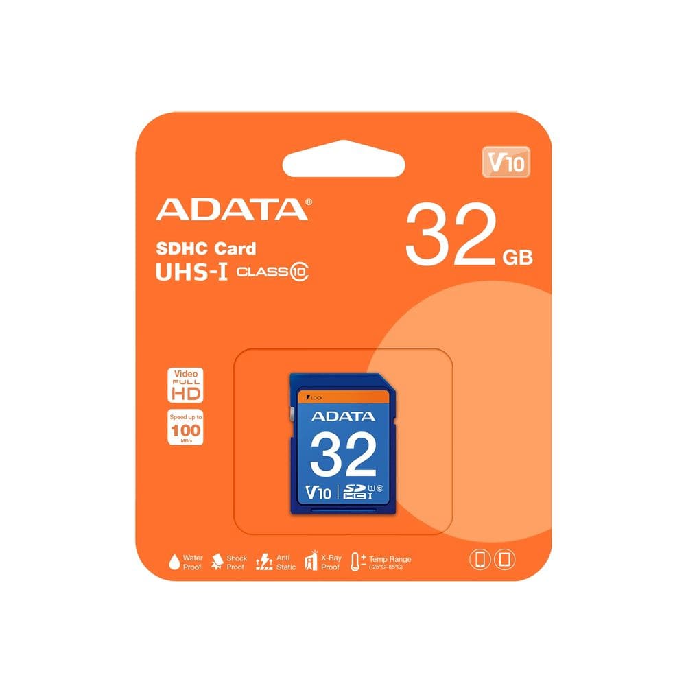 Cartão de memória ADATA Premier 32GB SDHC UHS-I U1 (ASDH32GUICL10-R)