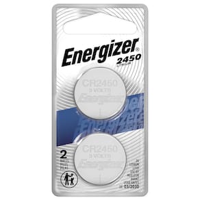 Bateria Coin Energizer 2450 Lithium 3V, pacote com 2