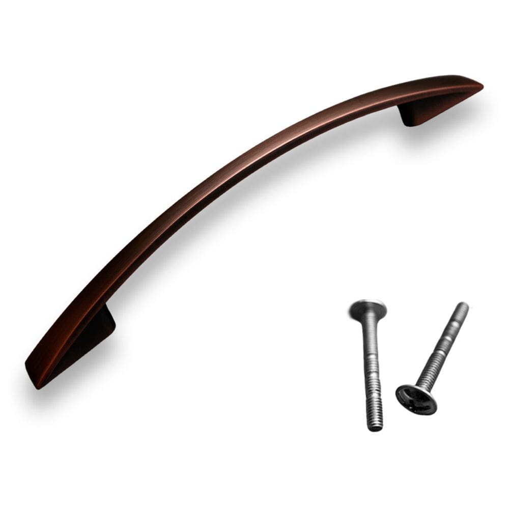 Puxador Móveis Armários Cobre Envelhecido 128mm 2002 Pauma