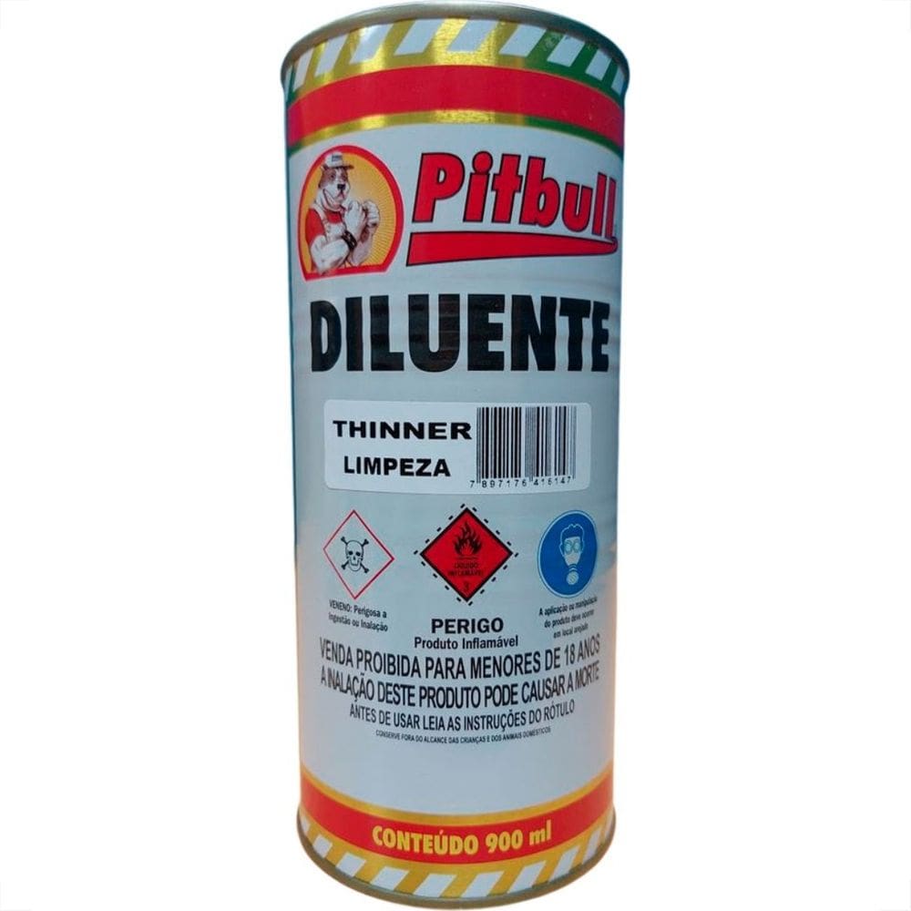 Thinner Pitbull 900Ml Thpt90012 - Kit C/12