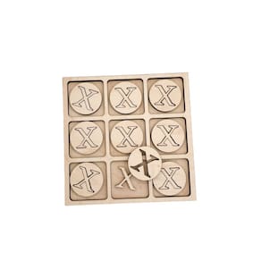 Jogo de tabuleiro Tic Tac Toe AvtrBoutique com tema tradicional