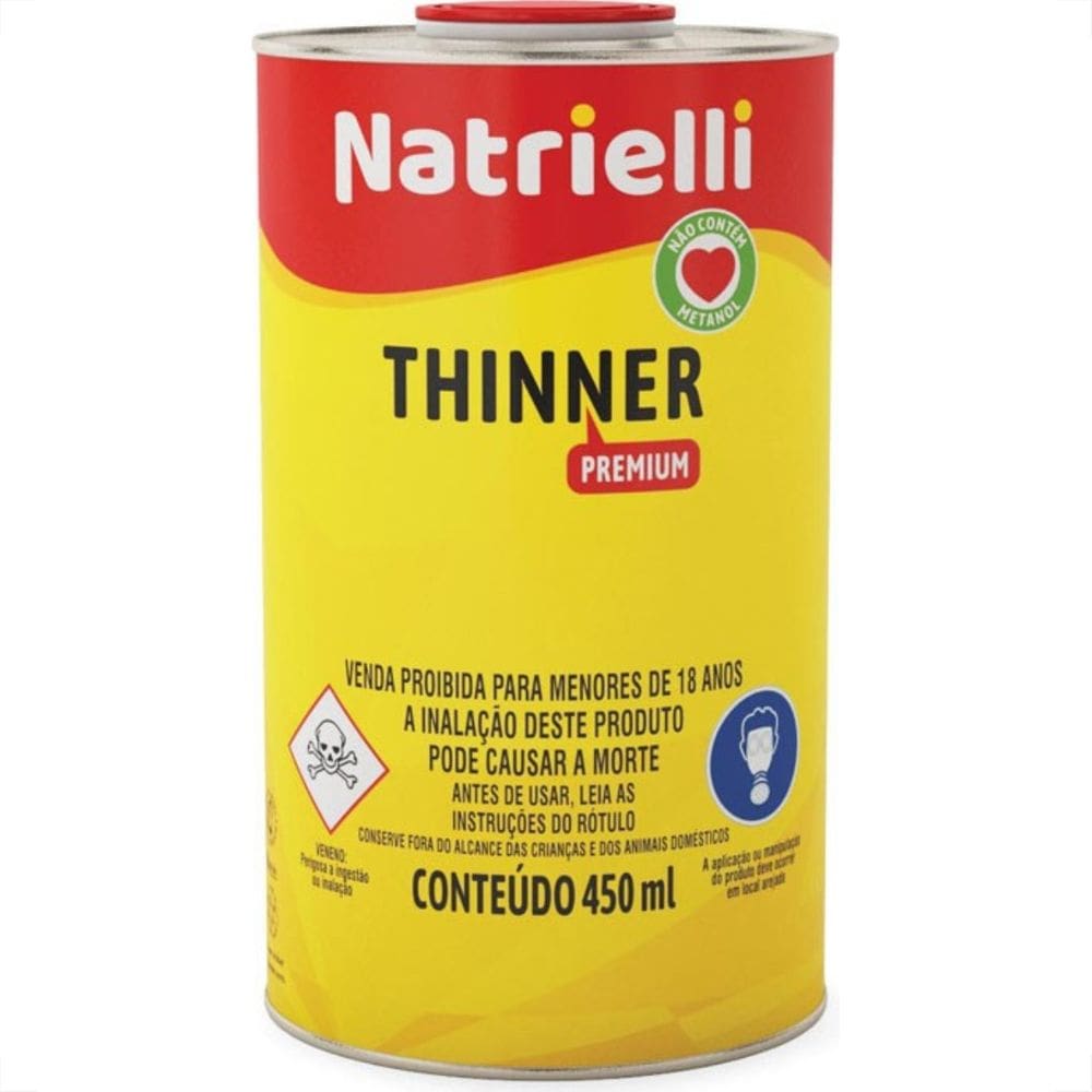 Thinner Natrielli 8100 450Ml Th810045012 - Kit C/12