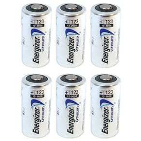 Bateria Energizer 123 6 Lithium 3V 1500mAh - Pacote com 6