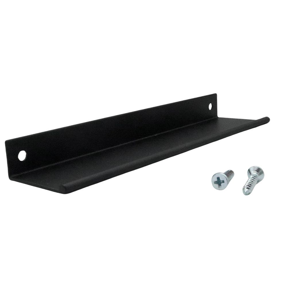 Puxador Móveis Portas Armários Alumínio Preto Slin 128mm 165 Pauma