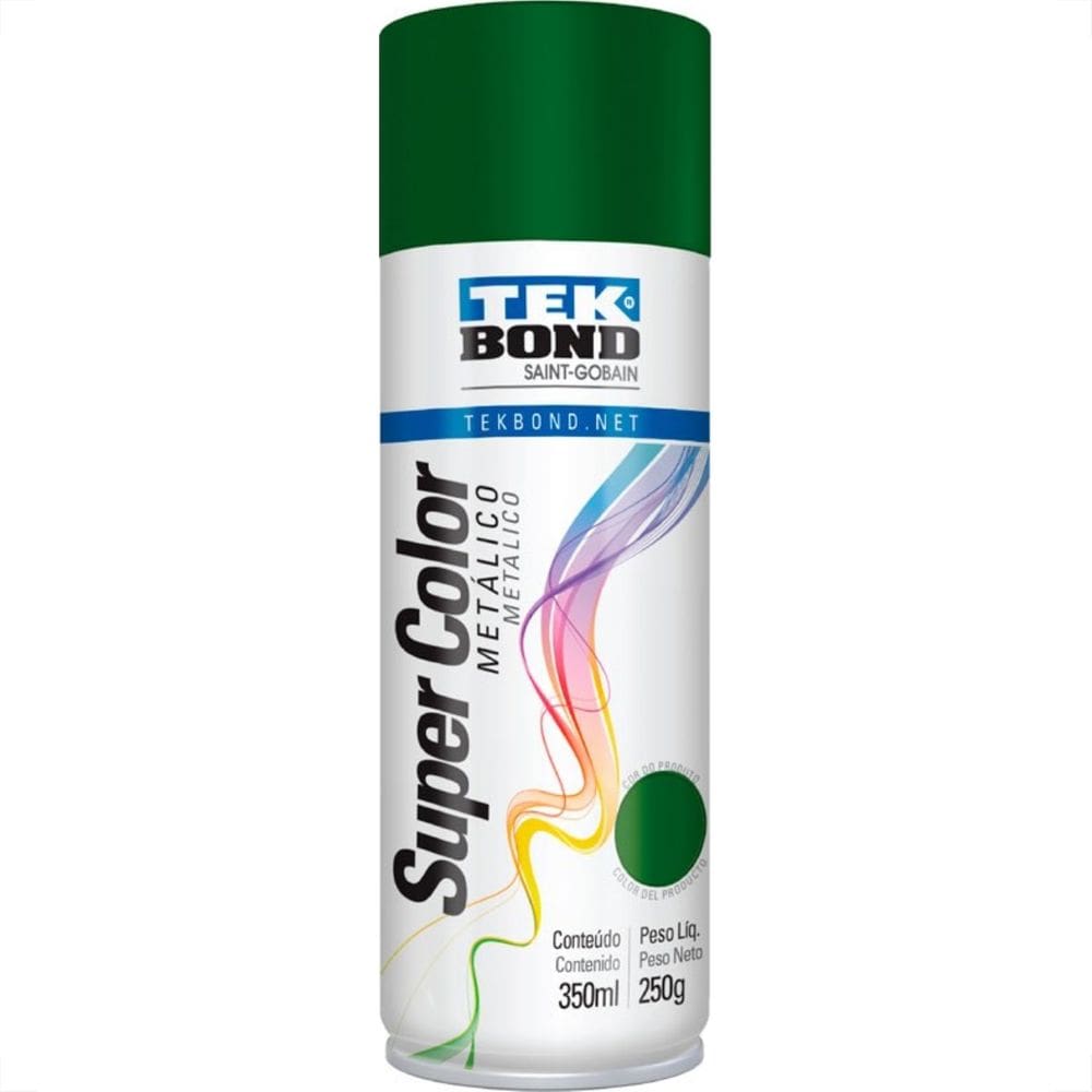 Spray Tekbond Verde Metalico 350Ml