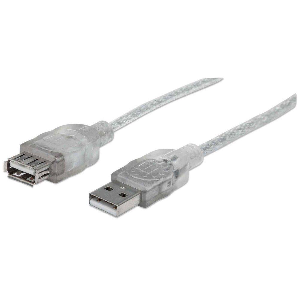 Cabo USB 2.0 Manhattan AM-AF Trans 4,5 m (15 pés) 480 Mbps