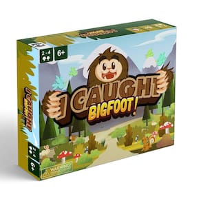 Jogo de tabuleiro Covered Wagon Games I Caught Bigfoot! Crianças com mais de 6 anos