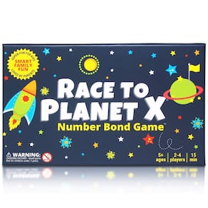 Jogo de tabuleiro Number Bond Race to Planet X Math K-3rd Grade