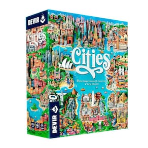 Jogo de tabuleiro Devir Cities Strategy para 2 a 4 jogadores com mais de 10 anos