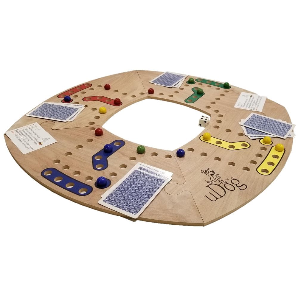 Jogo de tabuleiro uDog Old-Fashioned Fun para 2 a 12 jogadores