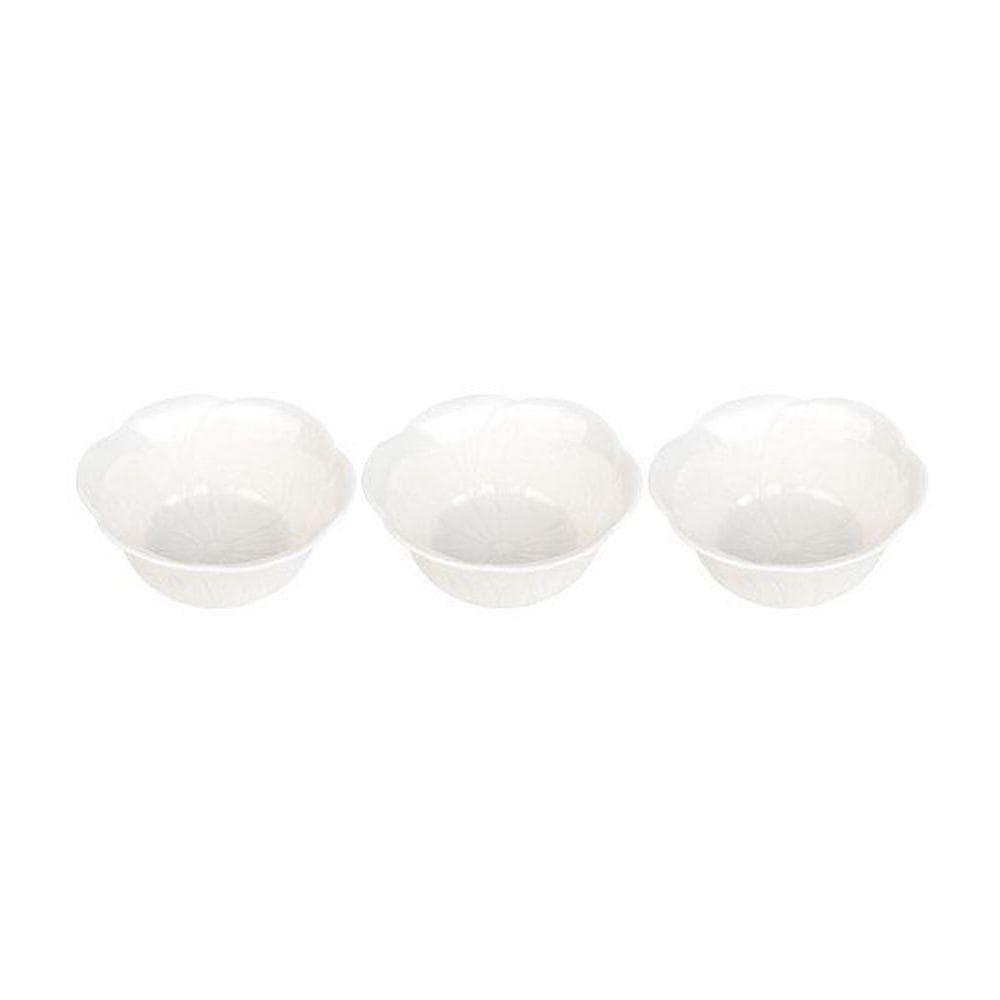 Conjunto Com 03 Petisqueiras De Porcelana Pcln-082 - Haüskraft