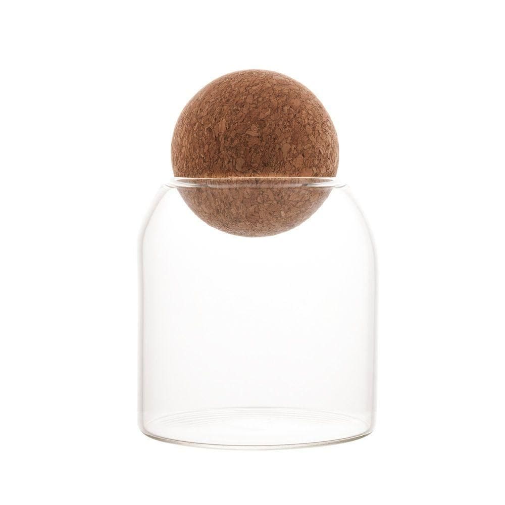 Pote De Vidro Borossilicato Com Tampa Esfera De Rolha Clean 510ml 1886 - Lyor