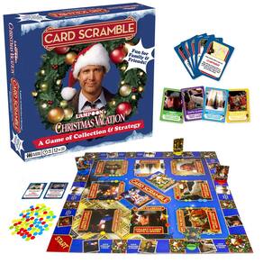 Jogo de tabuleiro AQUARIUS Christmas Vacation Card Scramble for Family