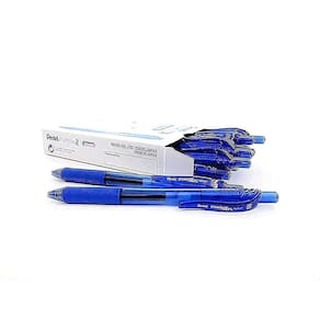 Caneta Pentel Energel-X Gel Líquido Retrátil 0,5 mm Azul 12P