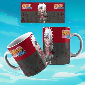 Caneca De Porcelana 325ml Animes Decorada Naruto 3