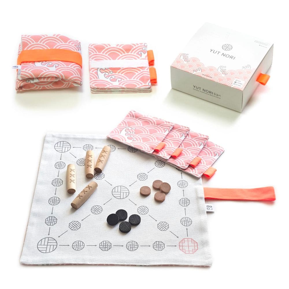 Jogo de tabuleiro HYGGETIME YUTNORI Korean Folk Game 6+ Years