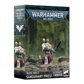 Padre sangrento em miniatura de Warhammer 40K Blood Angels