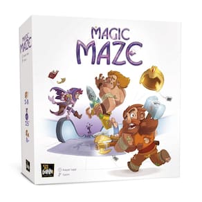 Jogo de tabuleiro Sit Down! Magic Maze em tempo real de 1 a 8 jogadores com mais de 8 anos