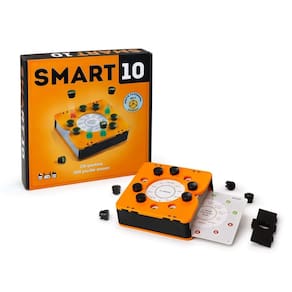 Jogo de perguntas e respostas Bananagrams Smart 10 Pass and Play com 200 missões