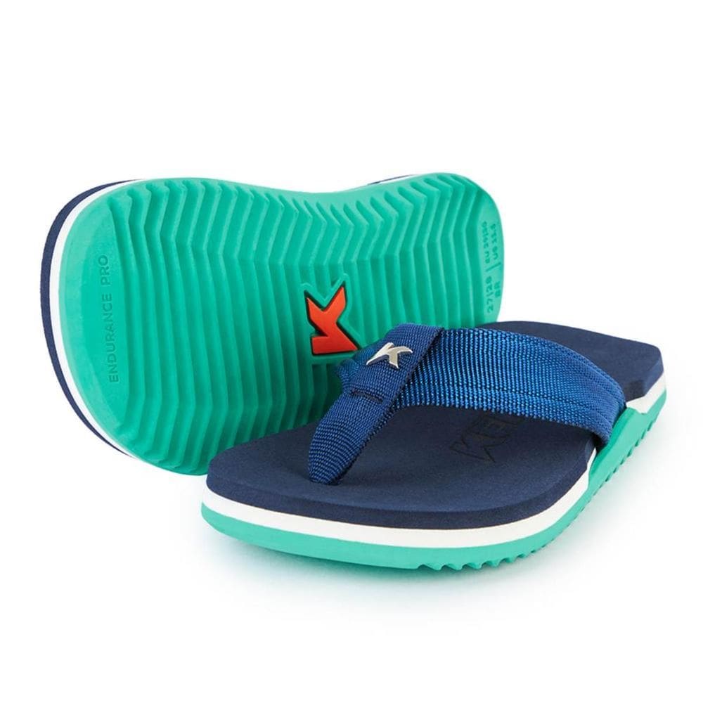 Chinelo Infantil Kenner NK6 Pro Kids - Azul e Verde