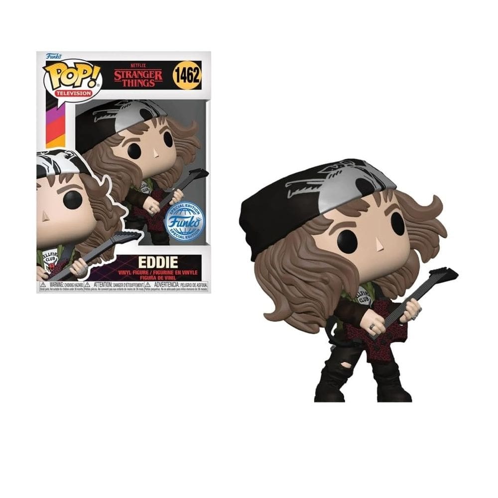 Boneco de vinil Funko Pop! TV Stranger Things Temporada 4 Eddie #1462