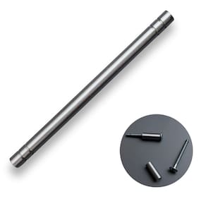 Puxador Móveis Alumínio Acetinado Com Friso 96mm 240 Pauma