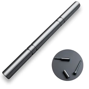 Puxador Móveis Alumínio Acetinado Com Friso 96mm 210 Pauma