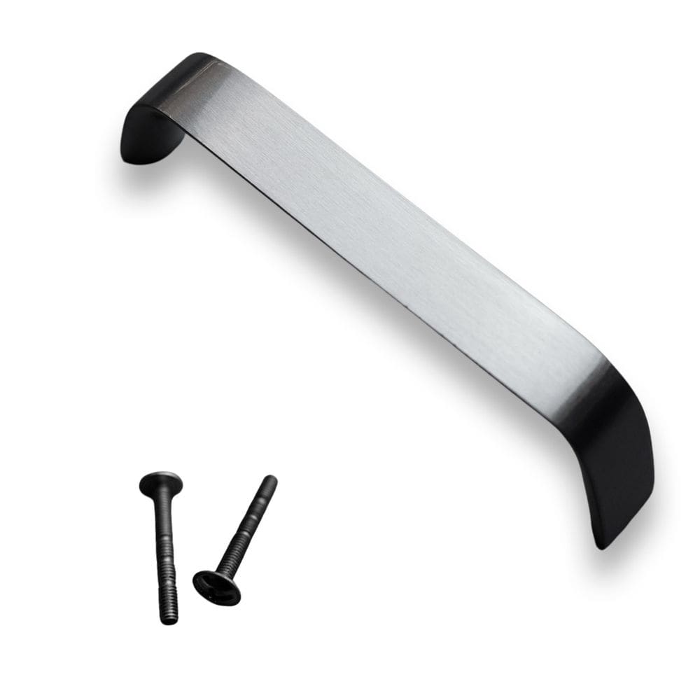 Puxador de Móveis Armários Cromado Acetinado 256mm 258 Pauma