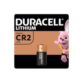 Bateria Duracell CR2 3V de lítio, foto, tamanho 1 unidade