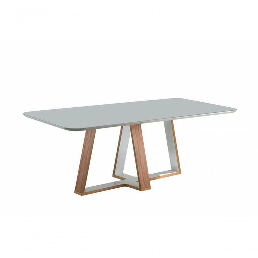 Mesa De Jantar Minimalista -minimal-1,8x1,0m- Sheldon Móveis