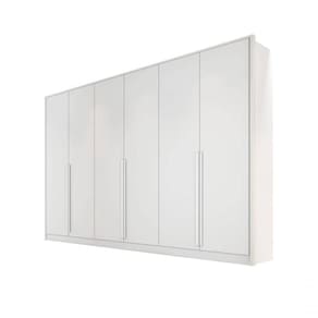 Guarda-roupa Casal 6 Portas 9 Gavetas 2,70m - Ibiza-branco - Bianchi Móveis