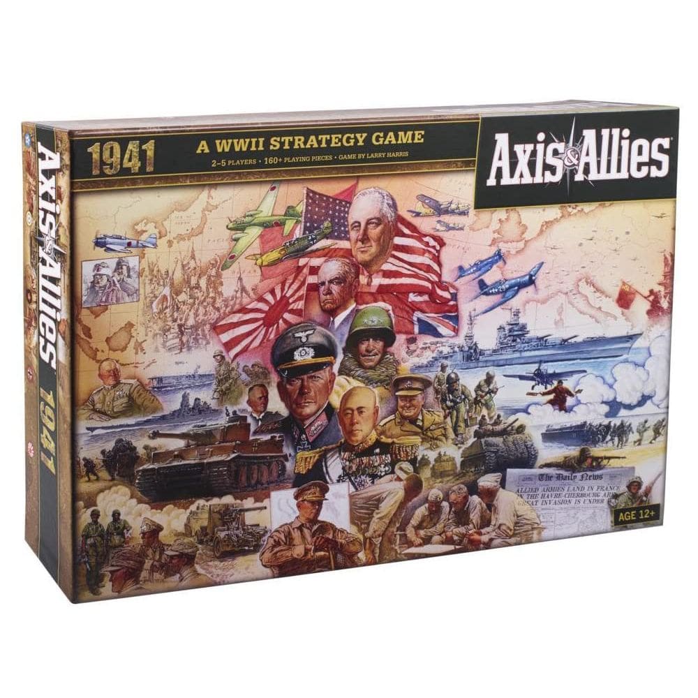 Jogo de tabuleiro Avalon Hill Axis and Allies 1941 para 5 jogadores