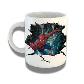Caneca De Porcelana 325ml Com Design 3d Exclusivo Homem Aranha 2