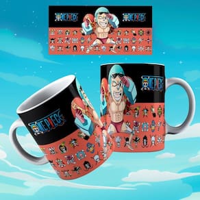 Caneca De Porcelana 325ml Animes Decorada One Piece 5