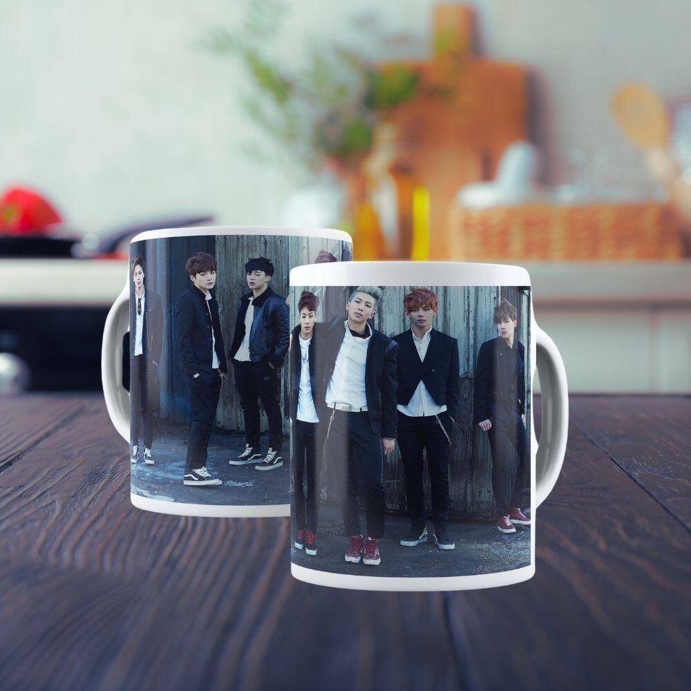 Caneca De Porcelana 325ml Bts Decorada Bts 7