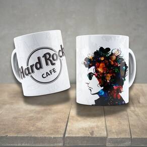 Caneca De Porcelana 325ml Decorada ícones Da Música Bob Dylan
