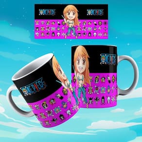Caneca De Porcelana 325ml Animes Decorada One Piece 3